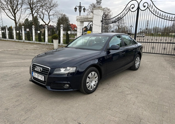 Audi A4 cena 31900 przebieg: 194000, rok produkcji 2010 z Koszalin małe 154